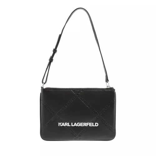 Karl Lagerfeld Crossbody Bags - Skuare Embossed Pouch - Gr. unisize - in Schwarz - für Damen