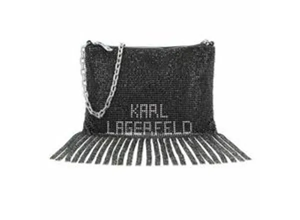 Karl Lagerfeld Evening Schultertasche 19.5 cm black-silver