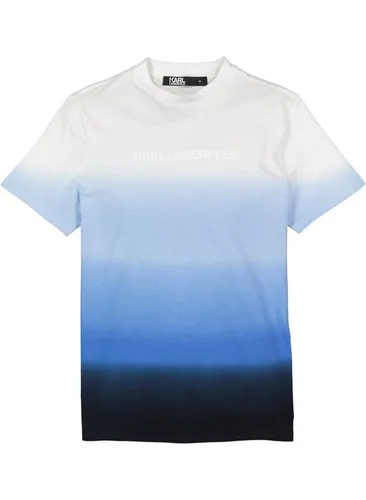 KARL LAGERFELD Herren T-Shirt blau Baumwolle