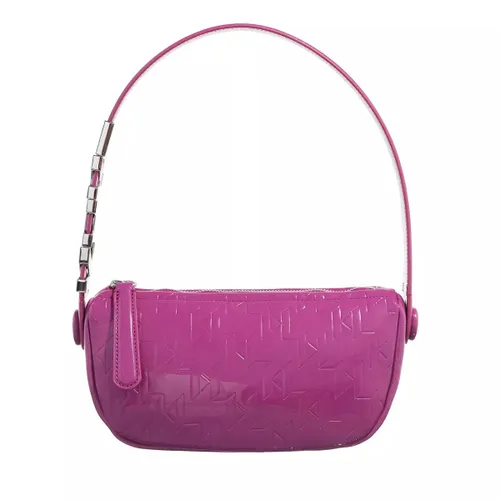 Karl Lagerfeld Hobo Bag - K/Swing Sm Shoulderbag Patent - Gr. unisize - in Violett - für Damen