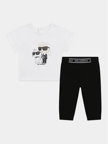Karl Lagerfeld Kids Set T-Shirt und Leggings Z30127 M Bunt Regular Fit