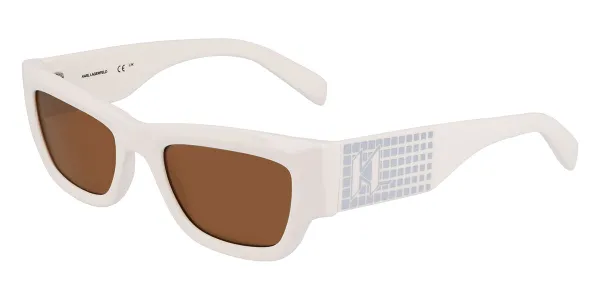 Karl Lagerfeld KL 6141S 105 Weisse Damen Sonnenbrillen