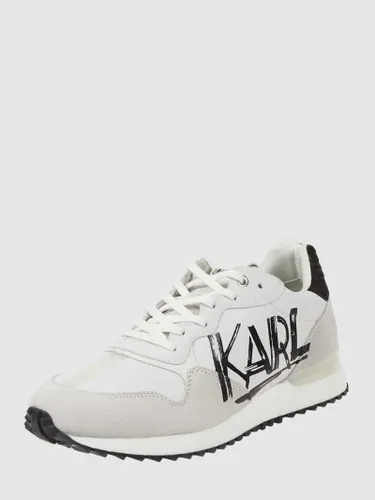 Karl Lagerfeld Sneaker aus Leder Modell 'Velocitor' in Weiss