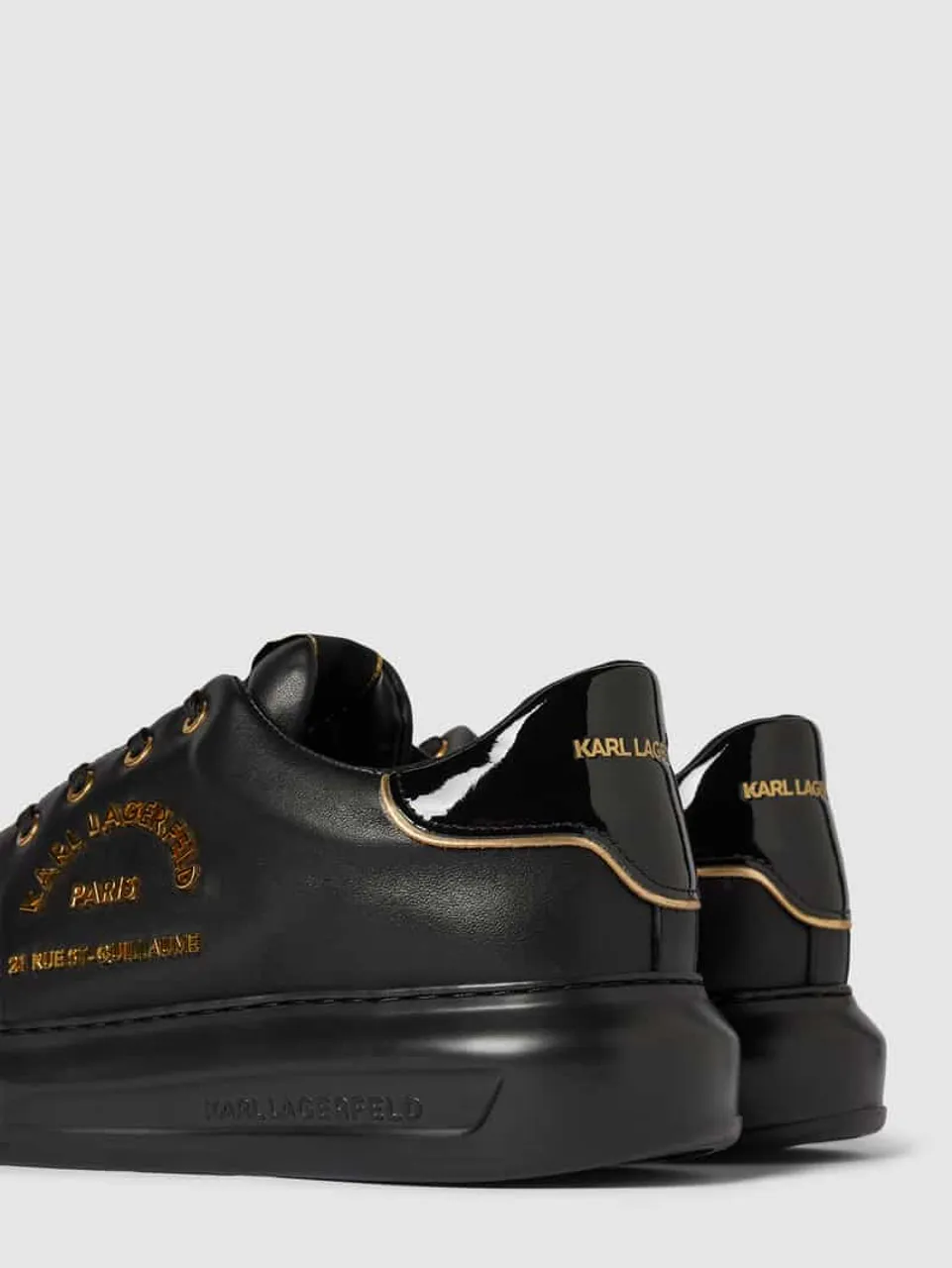 Karl Lagerfeld Sneaker mit Label-Detail in Black