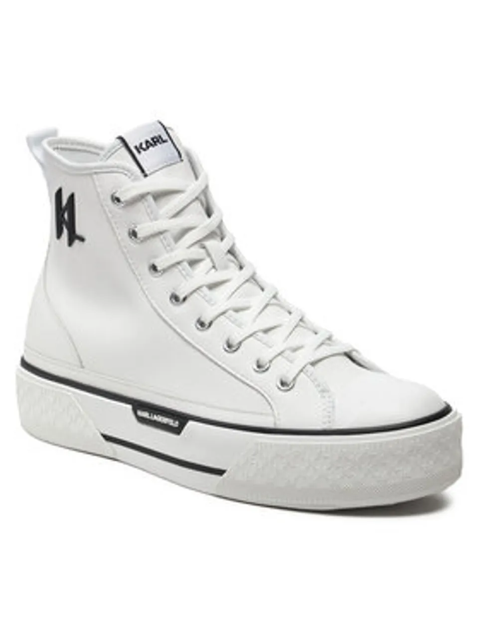 KARL LAGERFELD Sneakers aus Stoff KL50450 Weiß