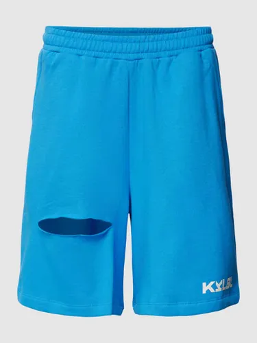 Karo Kauer Sweatshorts mit Cut Out Modell 'Sonic' in Royal
