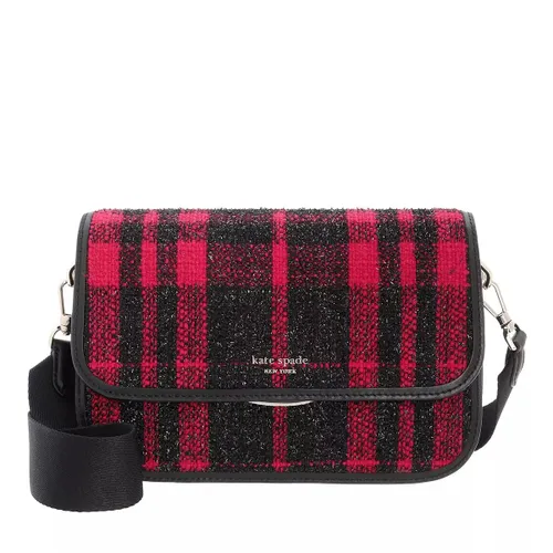 Kate Spade New York Crossbody Bags - Buddie Plaid Fabric Medium Shoulder Bag - Gr. unisize - in Rot - für Damen