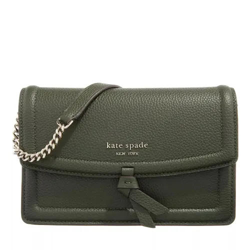 Kate Spade New York Crossbody Bags - Knott Pebbled Leather - Gr. unisize - in Grün - für Damen