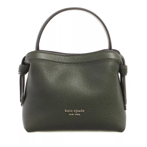 Kate Spade New York Crossbody Bags - Knott Pebbled Leather - Gr. unisize - in Grün - für Damen