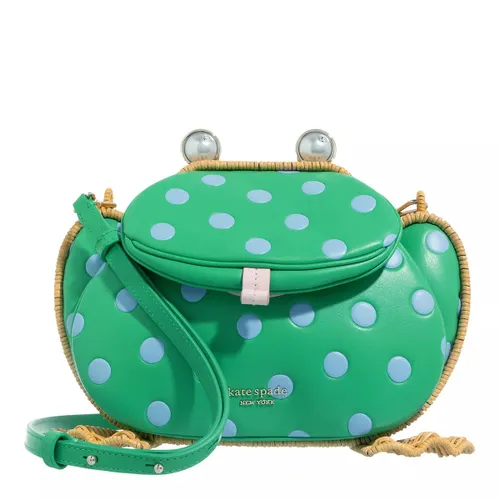 Kate Spade New York Crossbody Bags - Lily Polka Dot Wicker 3D Frog - Gr. unisize - in Blau - für Damen