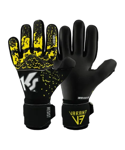 KEEPERsport Varan7 Premier Resist NC TW-Handschuhe Schwarz Gelb F908