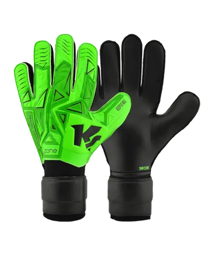 KEEPERsport Zone RC Finger Support TW-Handschuhe Schwarz Grün F557