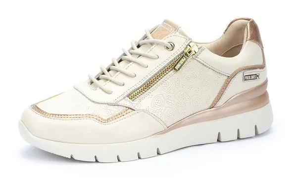 Keilsneaker PIKOLINOS "CANTABRIA" Gr. 37, beige (creme) Damen Schuhe Sneaker