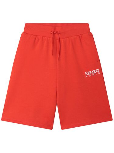 Kenzo Kids Stoffshorts K24297 S Rot Regular Fit