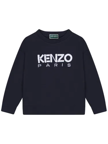 Kenzo Kids Sweatshirt K25774 S Dunkelblau Regular Fit