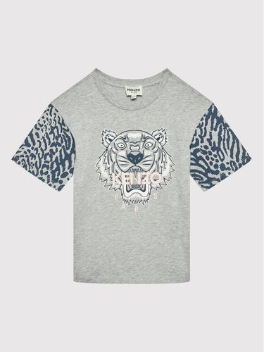 Kenzo Kids T-Shirt K15491 Grau Regular Fit