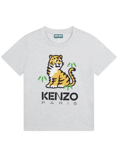Kenzo Kids T-Shirt K15664 S Grau Regular Fit