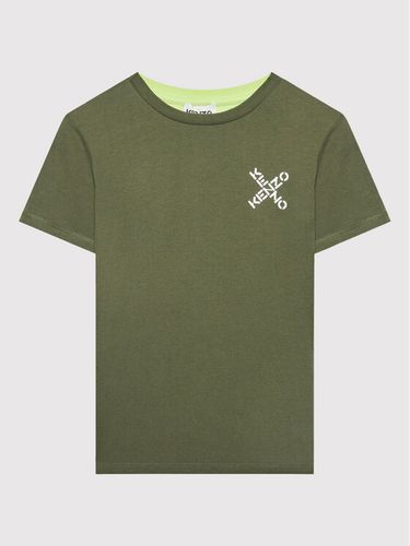Kenzo Kids T-Shirt K25680 Grün Regular Fit