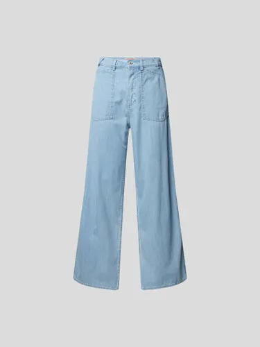 Kenzo Loose Fit Jeans mit Eingrifftaschen in Hellblau