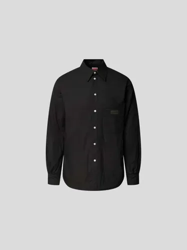 Kenzo Regular Fit Freizeithemd aus Baumwolle in Black
