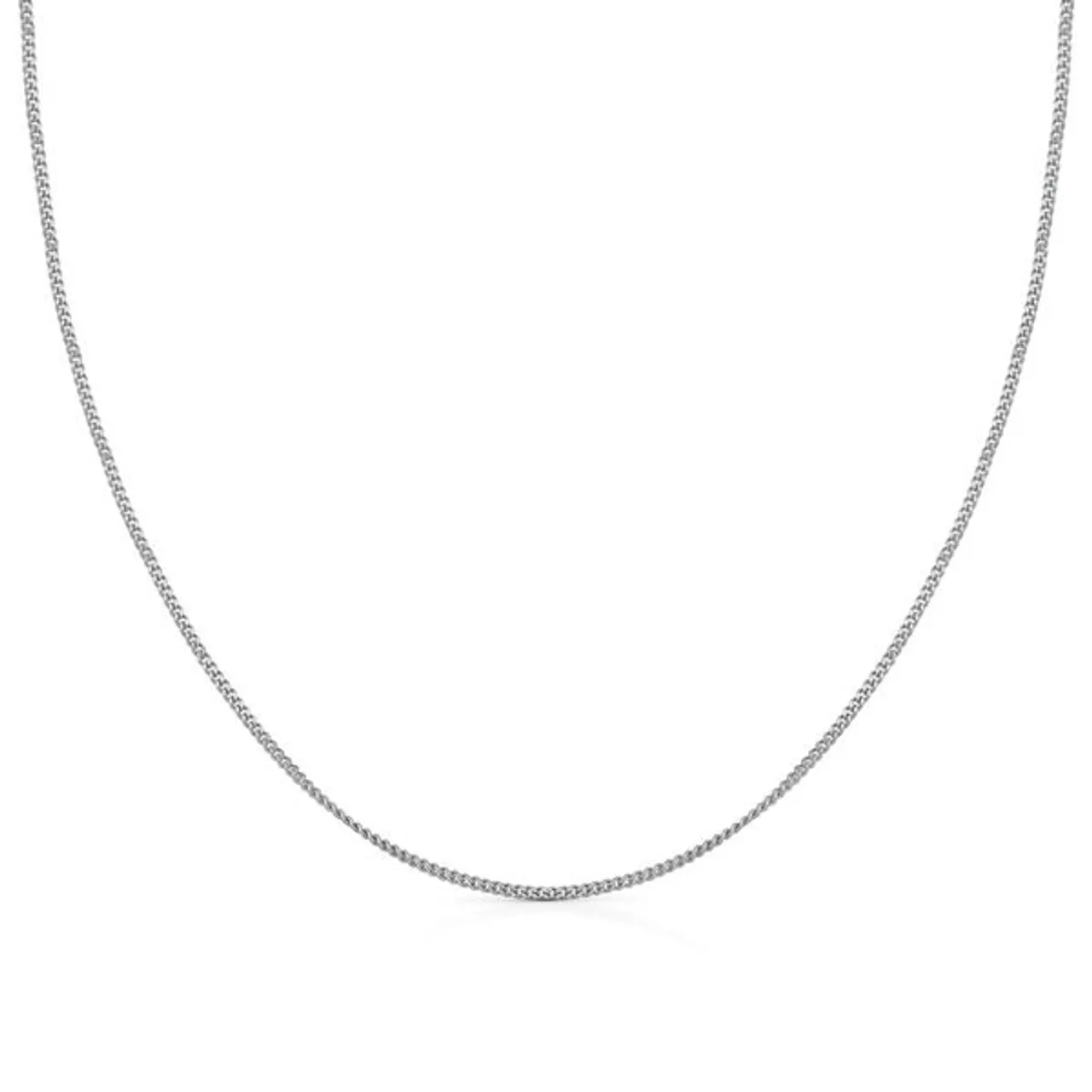 Kette mit Anhänger OROLINO "585/- Weißgold Perle Brillanten" Halsketten Gr. 42/45cm, 0,09 ct, Gold, Länge: 45 cm Breite: 13.5 mm, silberfarben (silber...