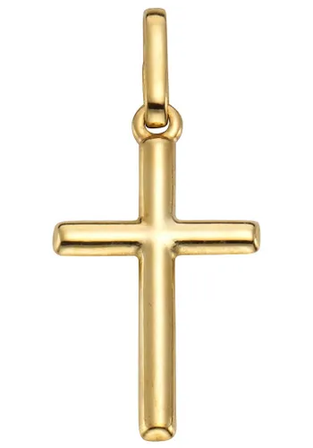 Ketten-Anhänger FIRETTI "Schmuck Geschenk Gold 333 Halsschmuck Anhänger für Halskette Kreuz" Schmuckanhänger Gr. Gelbgold 333, 0,35 g, gelb (gelbgoldf...