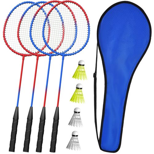 KH 2–4 Spieler-Badmintonschläger-Set für Erwachsene und
