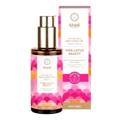 Khadi Naturkosmetik - Holy Body Skin & Soul Oil Körperöl - Pink Lotus Beauty 100ml