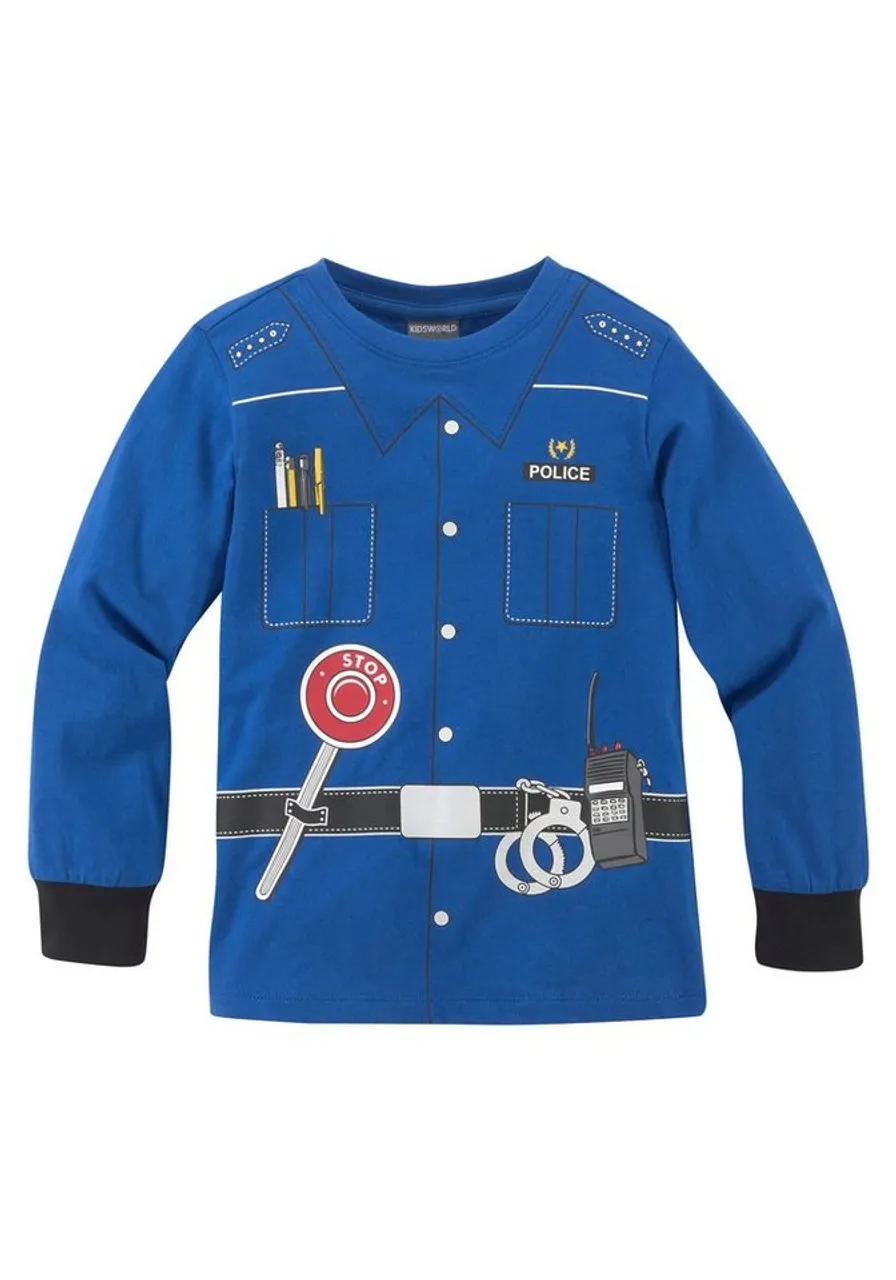 Kidsworld Langarmshirt POLIZEI Uniform-Druck - Preise vergleichen