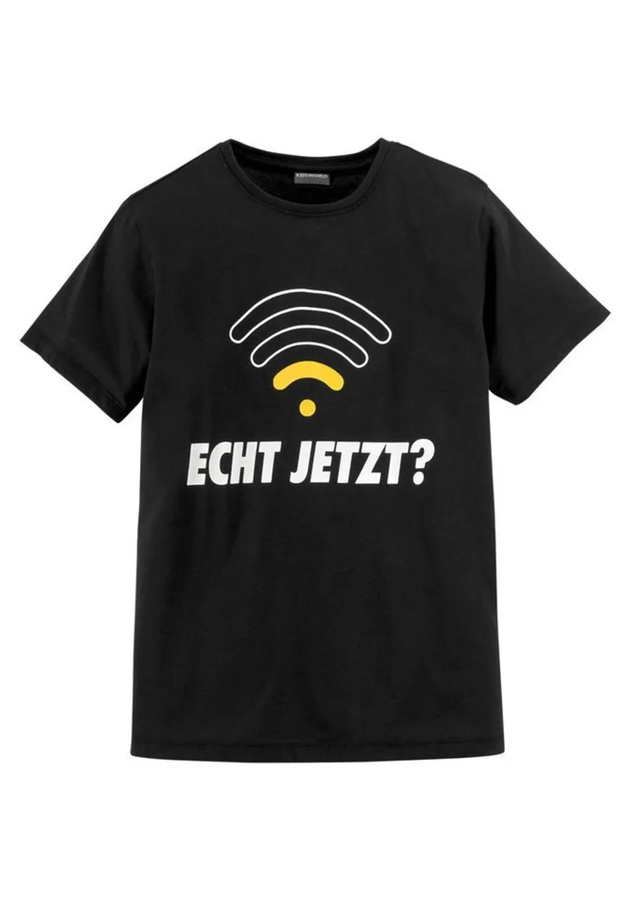 KIDSWORLD T-Shirt ECHT JETZT?, Spruch