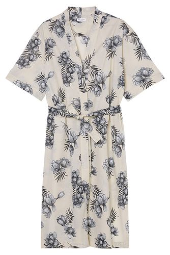 Kimono, Beach Style, Belted, Printed Multi