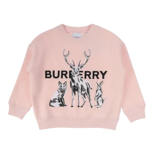 Kinder Sweatshirt - Regular Fit - Rosa Burberry