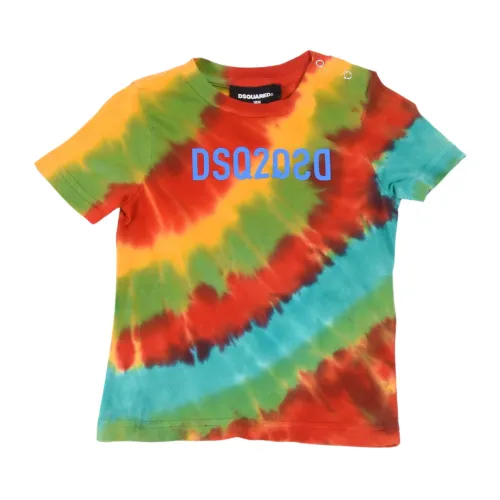 Kinder T-Shirt in Multicolor mit Logo-Print Dsquared2