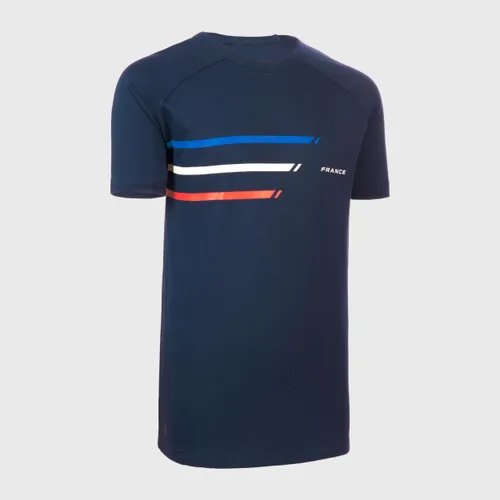 Kinder T-Shirt kurzarm Frankreich - R100 blau