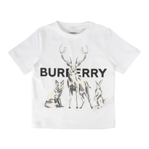 Kinder T-Shirt - Regular Fit - Weiß Burberry