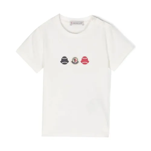Kinder T-Shirts und Polos mit Logo Patch Moncler
