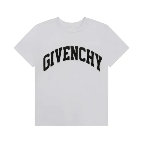 Kinder Weiße T-Shirts und Polos mit Stickerei Givenchy