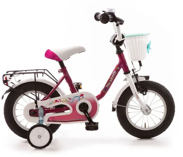 Kinderfahrrad BACHTENKIRCH "My Dream" Fahrräder Gr. 23 cm, 12,5 Zoll (31,75 cm), rosa Kinder Kinderfahrräder