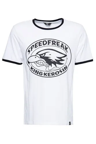 KingKerosin T-Shirt Speedfreak in angesagter Ringer-Optik