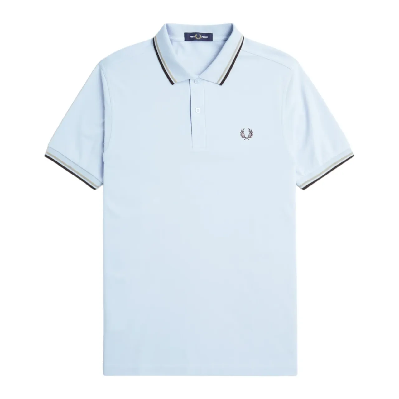 Klare Blaue T-Shirts und Polos Fred Perry