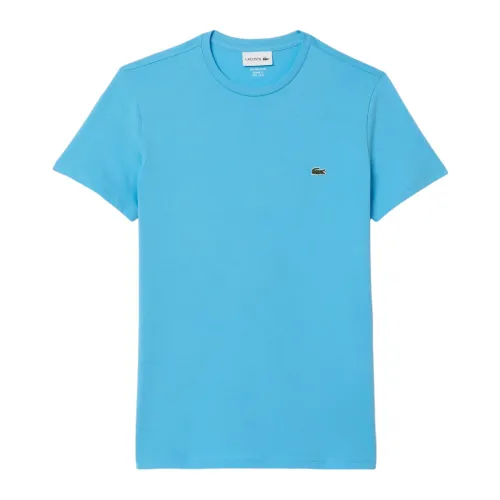 Klare Blaue T-Shirts und Polos Lacoste