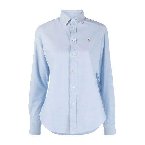Klassische Button-Front Langarmhemden Ralph Lauren