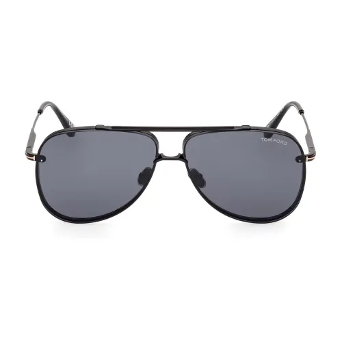 Klassische Piloten Sonnenbrille mit Grauen Gläsern Tom Ford