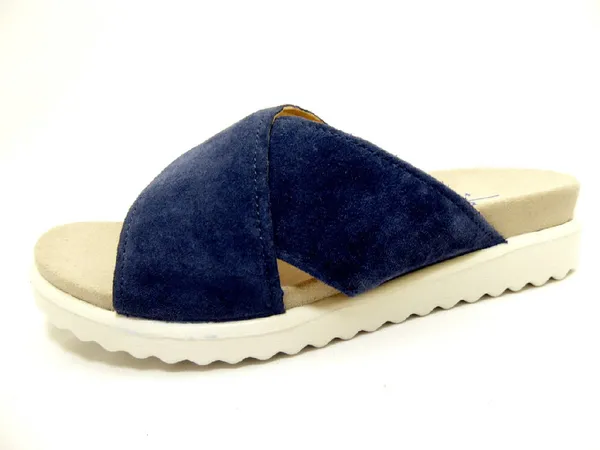 Klassische Sandalen blau