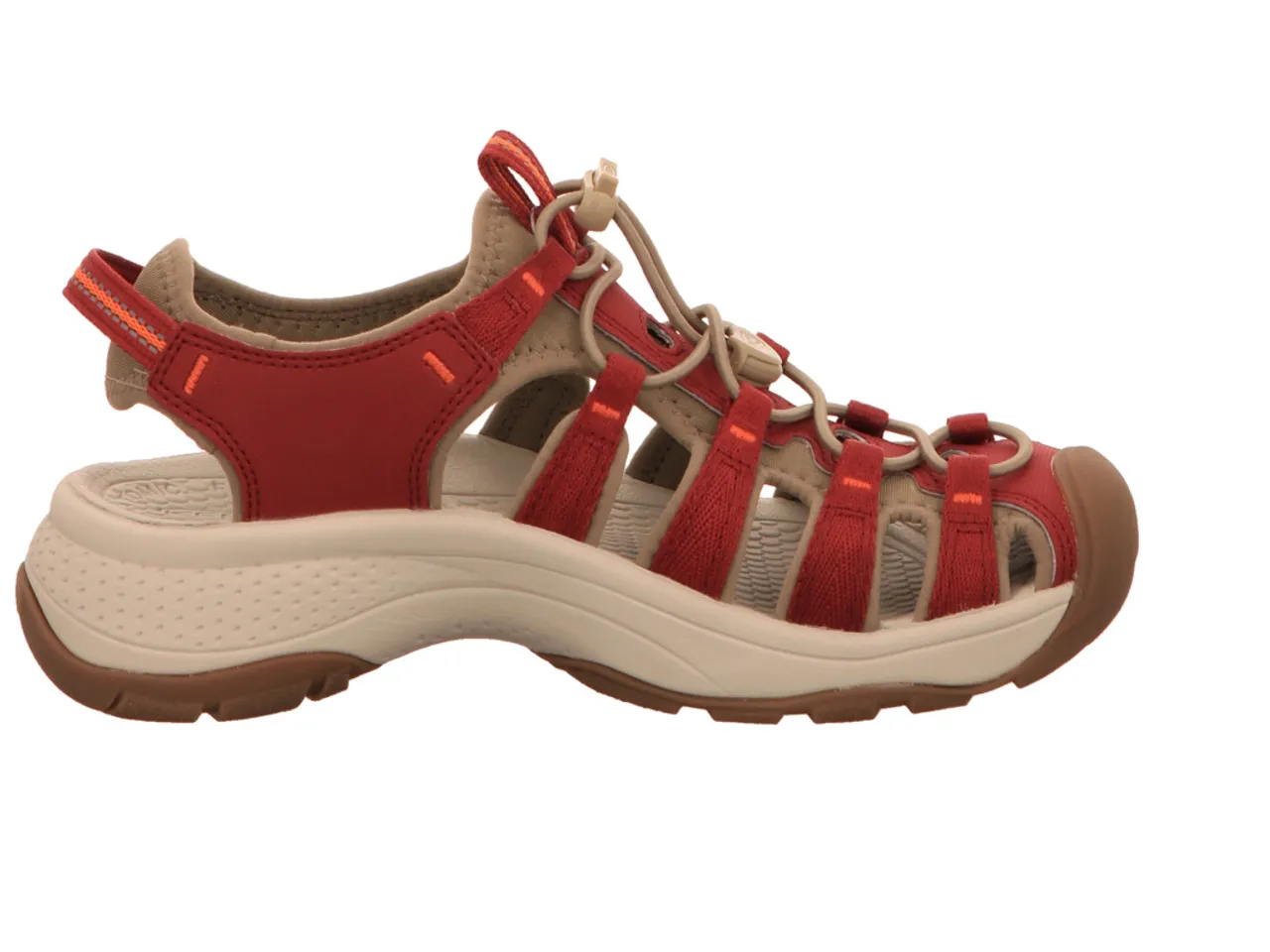 Klassische Sandalen rot
