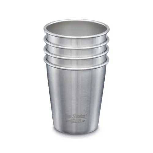 Klean Kanteen Cup - 4pack - Becher Brushed Stainless 10 oz (280 ml)