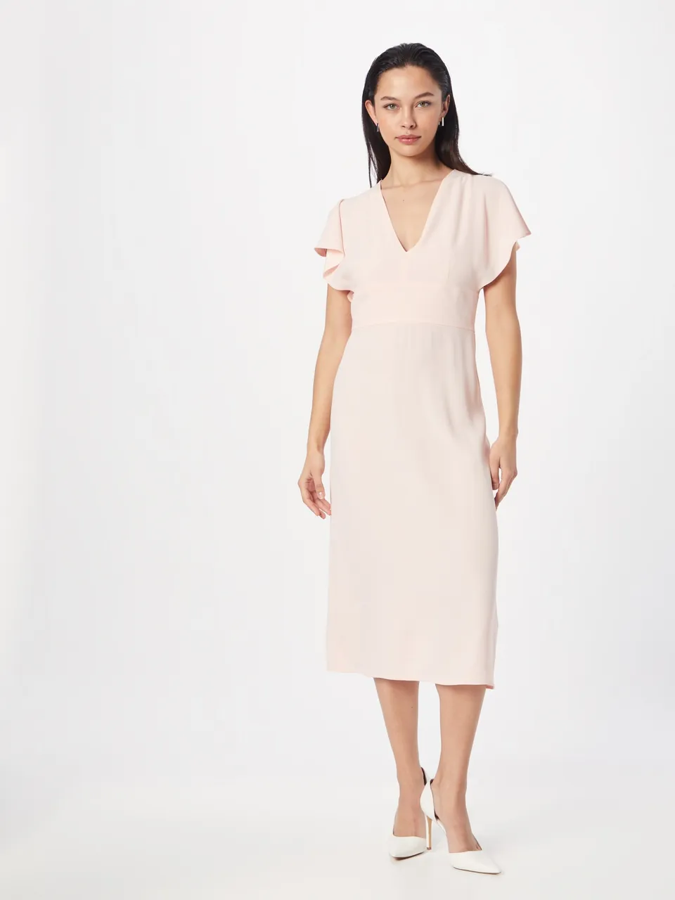 Hugo Boss BOSS Kleid Damen Acetat V-Ausschnitt rosa 610216-0001-00340 -  Preise vergleichen