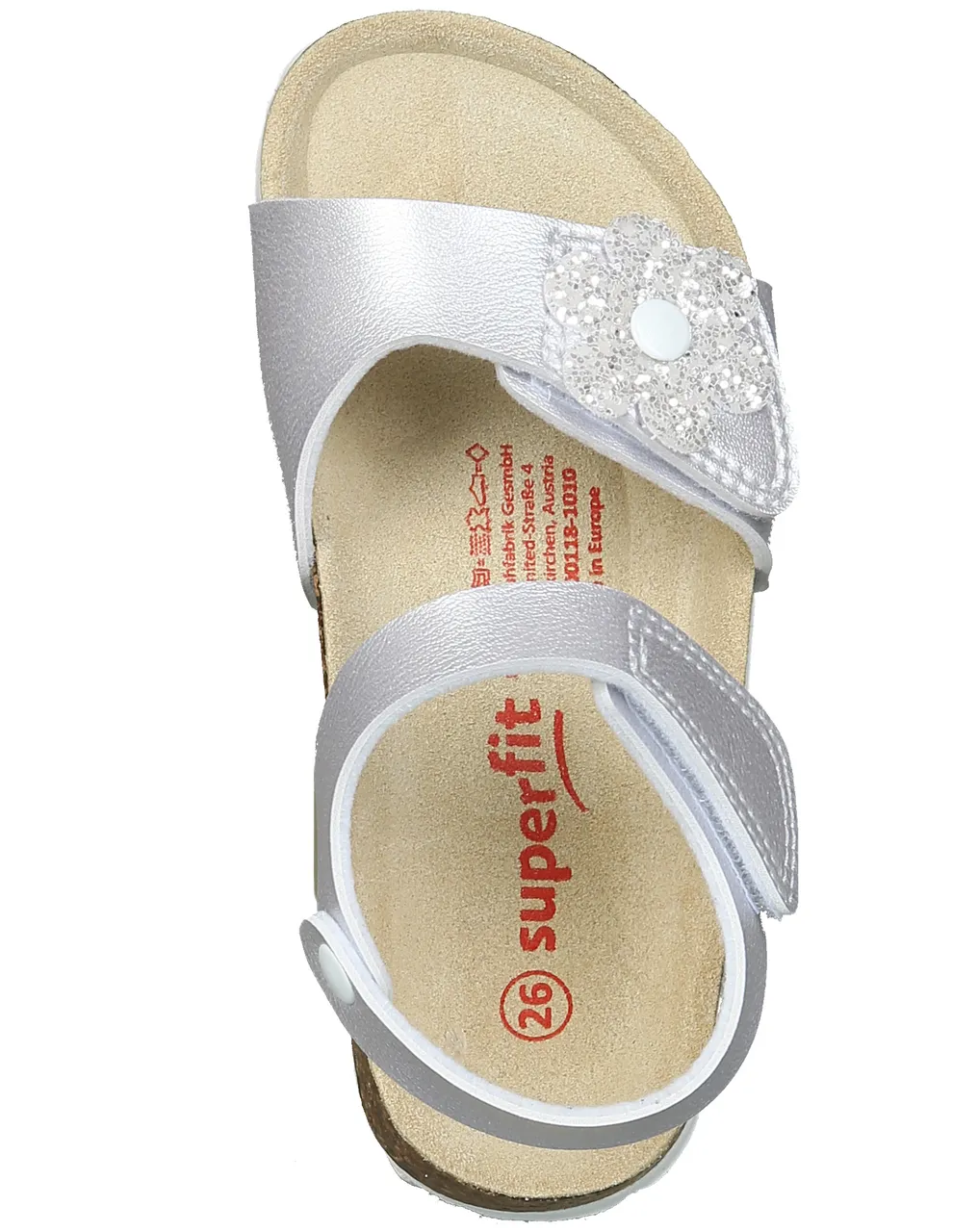 Klett-Sandale ELEGANCE in weiß