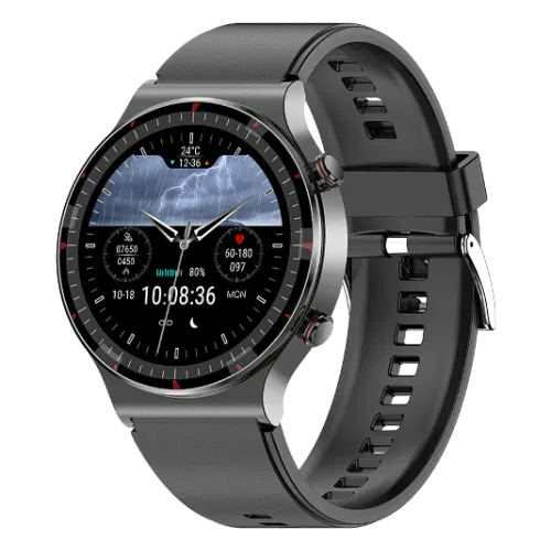 Knauermann Pro 2 (2023) Schwarz - Gesundheitsuhr Smartwatch