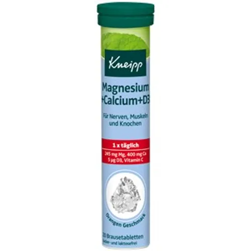 Kneipp NahrungsergÃ¤nzungsmittel Magnesium + Calcium D3 Brausetabletten Vitamine Damen